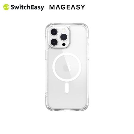 SwitchEasy ATOMS M iPhone 15 Pro Max 6.7吋超軍規防摔透明殼(支援MagSafe)✿80D024